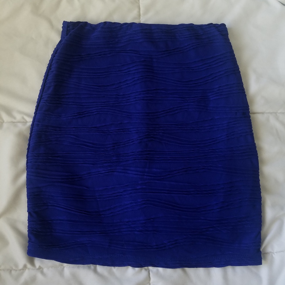 Forever 21 Blue Mini Skirt